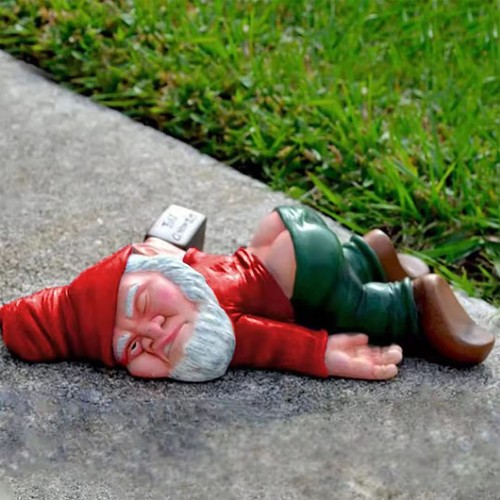 Gnome statue outdoor - statue, decor