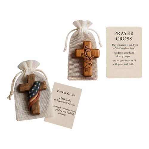 Small wooden cross hold - cross,
