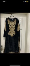 Velvet Salwar Kameez with Net