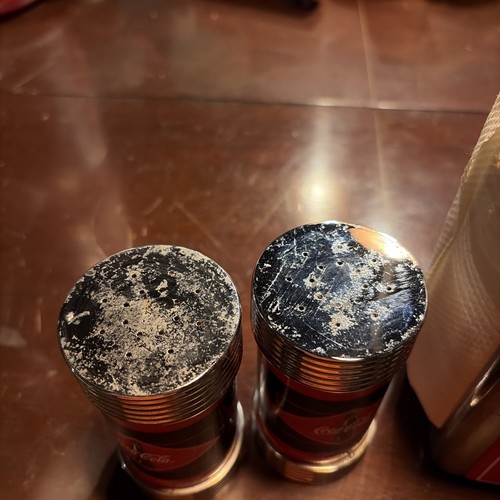 Coca cola metal style - metal, 50's