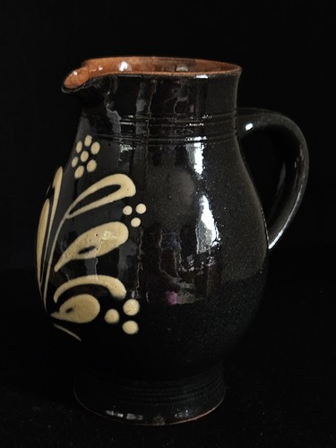 Vintage jug slipware - jug, studio