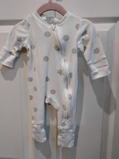 Zara Babygrow Aged 1-3mths Baby Girl Animal Print Sleepsuit