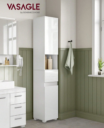 Tall slim bathroom cabinet - tall,