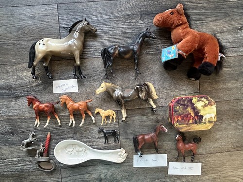 Horse figure lot 14pc hartland - figure,