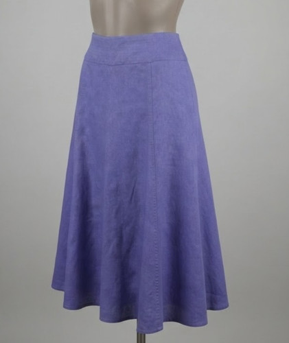 Laura ashley midi skirt blue - skirt,