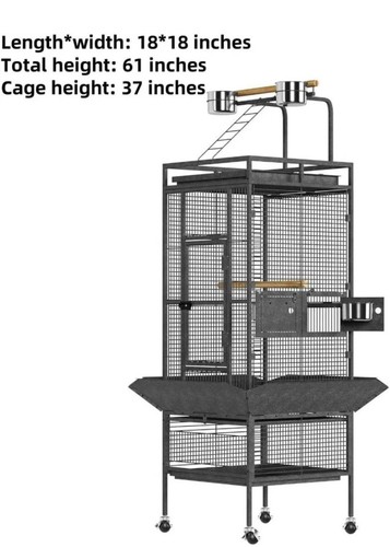 Large bird cage playtop - 61",