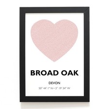 A4 PRINT - Broad Oak, Devon -
