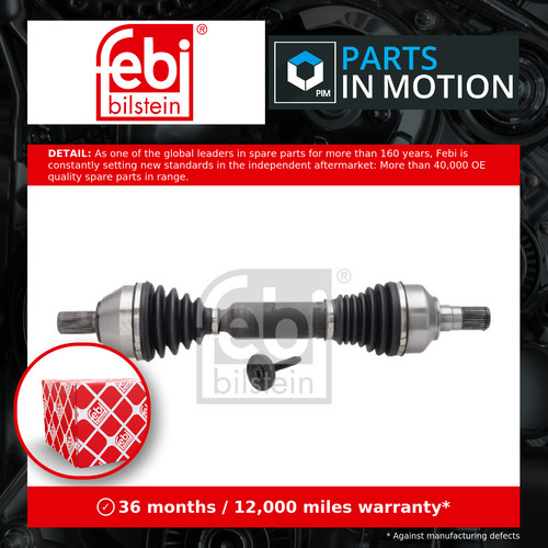 Drive shaft front left 198090 - shaft,