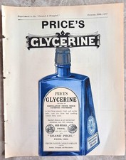 1897 Price's Glycerine cobalt