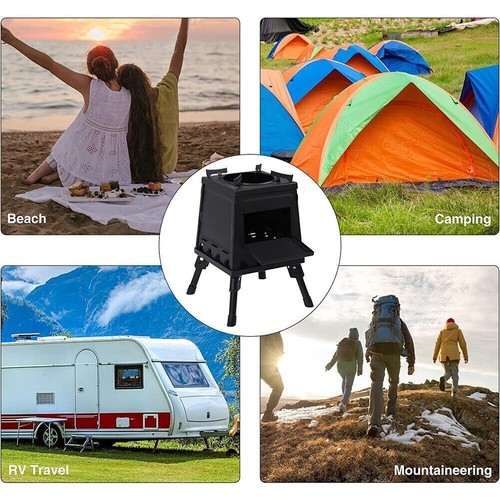 Portable camping stove wood - camping,