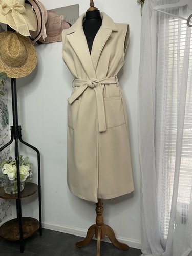 Longline waistcoat with - longline,