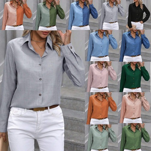 Women long sleeve shirt ladies - shirt,