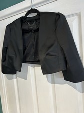 Coast Black Shrug Jacket Crop