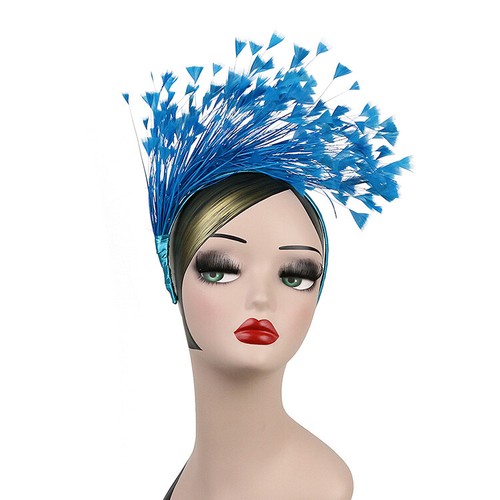 Turquoise feather - turquoise,