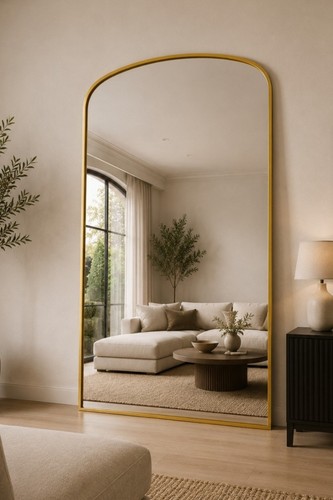 Gold metal shallow - gold, wall