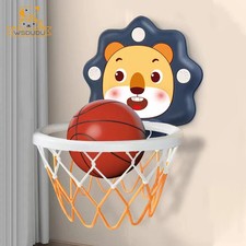 Mini Basketball Hoop Set & Net Ball Pump Indoor Activity Sports Novelty Fun Toy