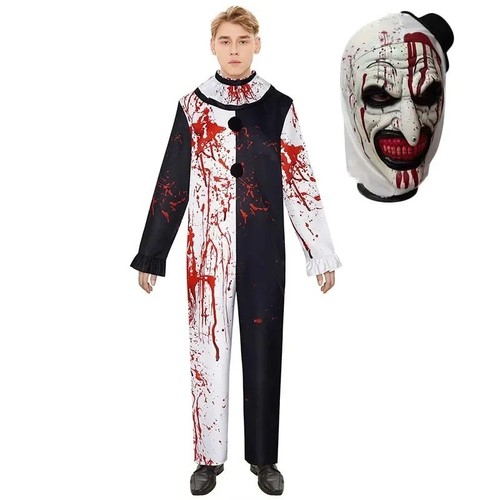 Men art the clown costume - art,