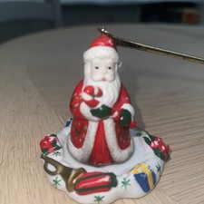 Partylite Santa Candle Snuffer and Tealight Candle Holder