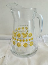 Vintage Retro Clear Glass Jug