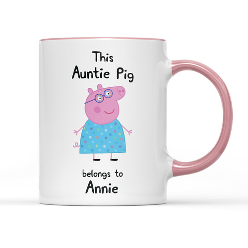 Auntie personalised pig - auntie,