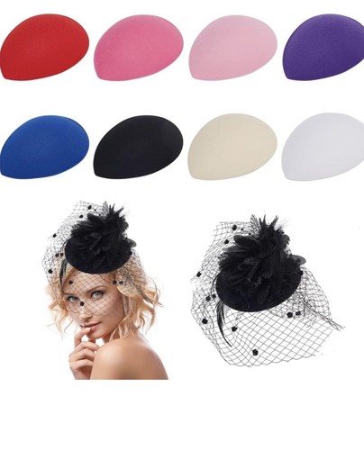 16cm fascinator base small - base,