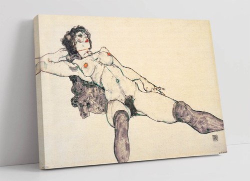 Egon schiele lying - egon, nude