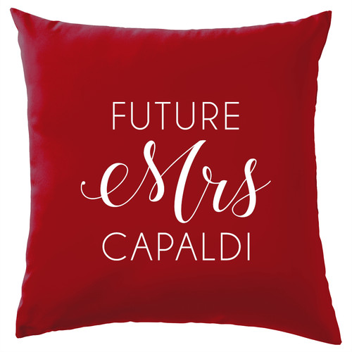 Future mrs capaldi cushion - mrs,
