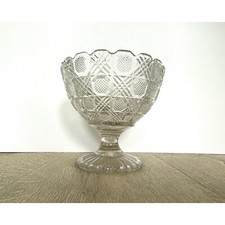 Edwardian clear glass chalice
