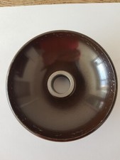 Vintage Singer solid brown balance wheel