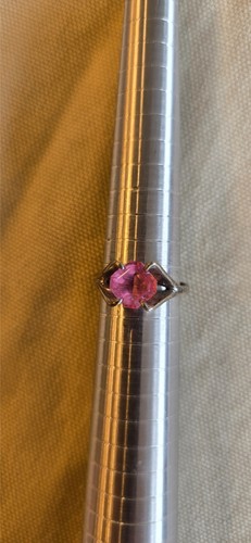 Pink topaz ring - topaz, ring,