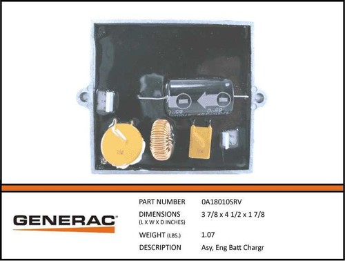 Generac 0a18010srv battery - generac,