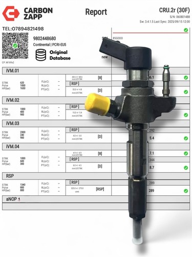 Fuel injector 9802448680 - injector, ford