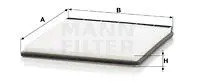 Cabin filter Eng.compart