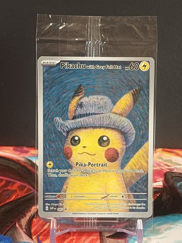 Pikachu with grey felt - with,