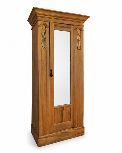 Antique solid satin walnut - antique,