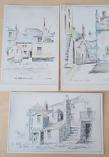 3 Vintage Postcards Of St