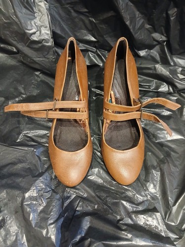 Zara light brown - heel, shoe