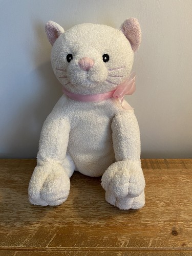 Cream cat soft toy - cat,