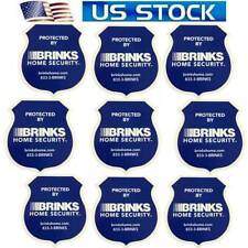 Home Security Stickers Window Decal signs For Brinks Alarm System Waterproof Lot
