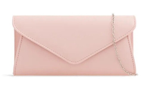 Women faux leather clutch - leather,