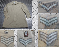 FAD Shirt Long Sleeve British Fawn Coloured Uniform With Assorted Insignia