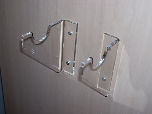 Clear acrylic perspex rifle - clear,