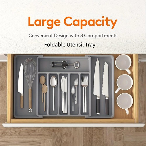 Adjustable cutlery drawer - adjustable,