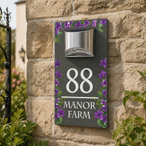 Personalised house number - personalised,