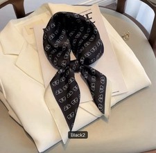 Black dior summer - black, scarf