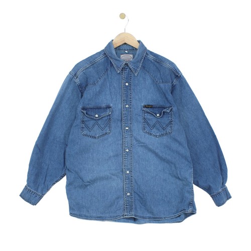 Vintage wrangler denim shirt - vintage,