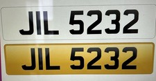 PRIVATE PLATE CAR REG NUMBER JIL 5232  - JILL JILLIE JILLY GILLIAN