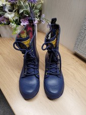 Womens Navy Joules LaceyWelly