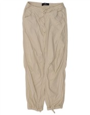 HOLLISTER Mens Baggy Joggers Trousers Small W29 L29 Beige Cotton AA19