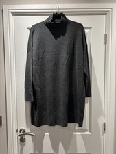 French Connection Women's Charcoal Baby soft Lisa Jumper Dress In A Size XS